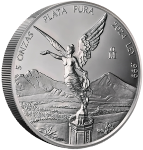 Mexican silver libertad coin